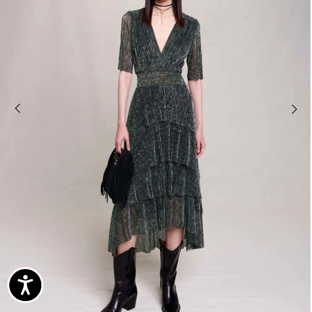 Maje Green Dress